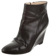 Thumbnail for your product : Brian Atwood Leather Wedge Booties