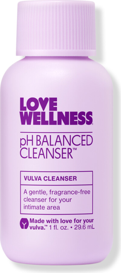 Love Wellness Travel Size pH Balanced Cleanser: Vulva Cleanser