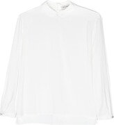 Thumbnail for your product : Simonetta TEEN wide-sleeved button-cuffs shirt