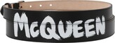 Thumbnail for your product : Alexander McQueen Logo Graffiti Belt