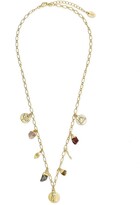 Thumbnail for your product : Sterling Forever 14K Plated Quartz Charm Necklace
