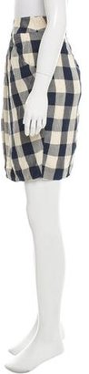Stella McCartney Gingham Print Knee-Length Skirt