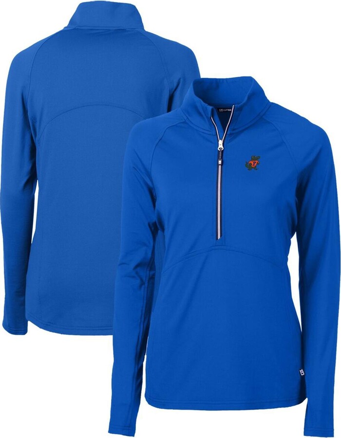 Cutter & Buck Women's Florida Gators Adapt Eco Knit Stretch Half-Zip Pullover Top