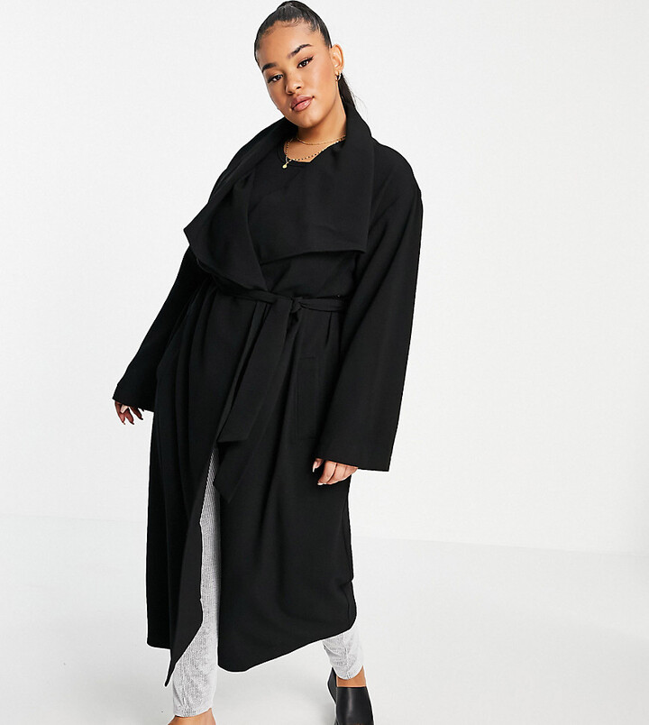 plus size hooded duster