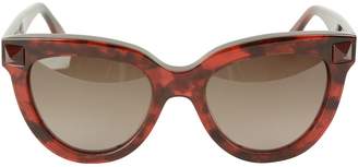 Valentino Red Havana Sunglasses