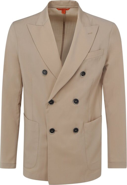 Barena Double Breasted Long-Sleeved Jacket - ShopStyle