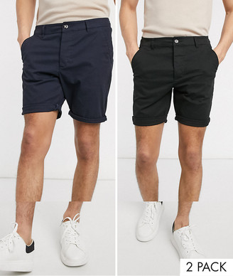 super skinny chino shorts