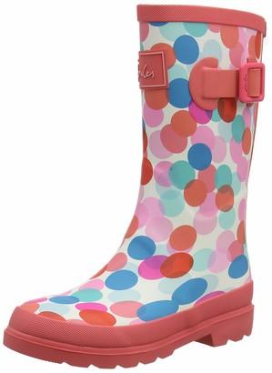 cream rain boots