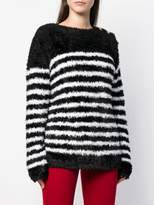 Thumbnail for your product : Balmain textured stripe sweater