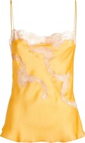 Silk Lace-Trimmed Camisole 