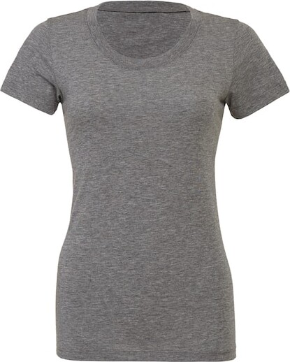 BELLA+CANVAS Women's Tri Blend T-Shirt in Gray
