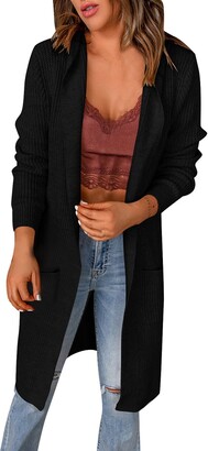 Saodimallsu Women's Lightweight Crochet Cardigan – V-Neck Summer Cover Up For Beach & Casual Wear