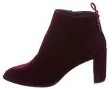 Thumbnail for your product : Stuart Weitzman Velvet Ankle Boots