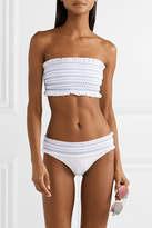 Thumbnail for your product : Tory Burch Costa Smocked Bandeau Bikini