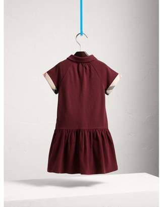 Burberry Dropped-waist Stretch Cotton Piqué Dress