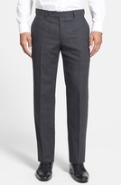 Thumbnail for your product : John Varvatos 'Petro' Plaid Flat Front Trousers