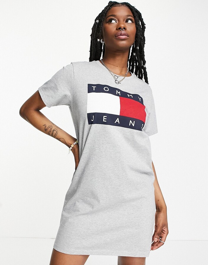 Tommy Logo Dress | Shop the world's largest collection of fashion 