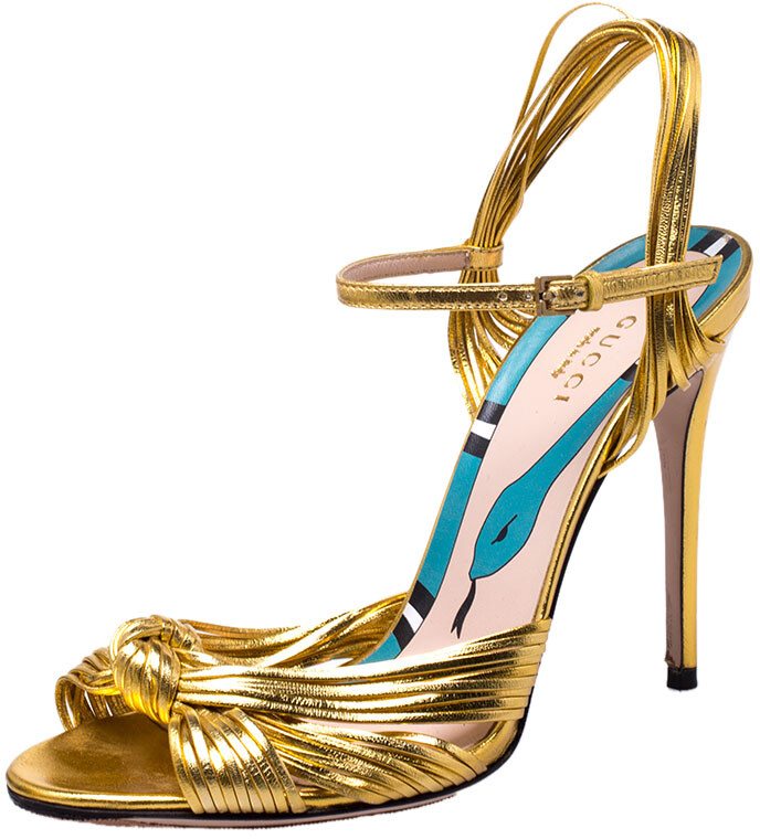 gucci allie knotted sandals