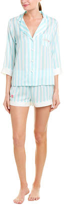 Betsey Johnson Bridal 2Pc Pajama Short Set