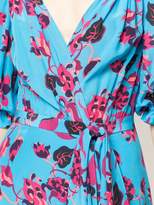 Thumbnail for your product : Saloni floral print wrap dress