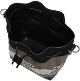Thumbnail for your product : Proenza Schouler Bucket medium suede, python and leather shoulder bag