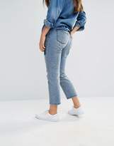 Thumbnail for your product : Only Cropped Boyfriend Jeans With Patches