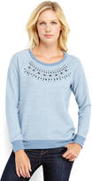 Thumbnail for your product : Joseph A Blue Embellished Sweatshirt