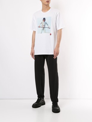 Undercover contrast print T-shirt