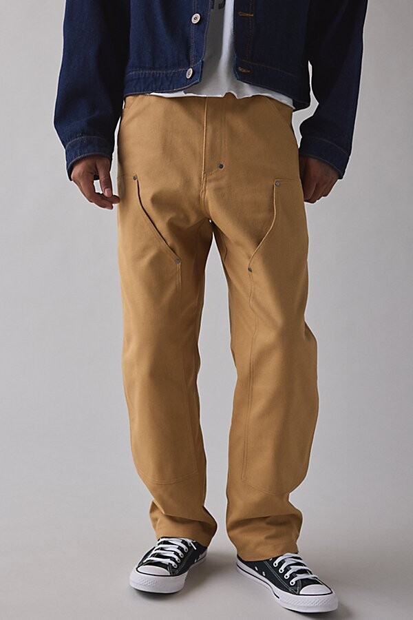 Stan Ray Double Knee Straight Leg Pant in Brown