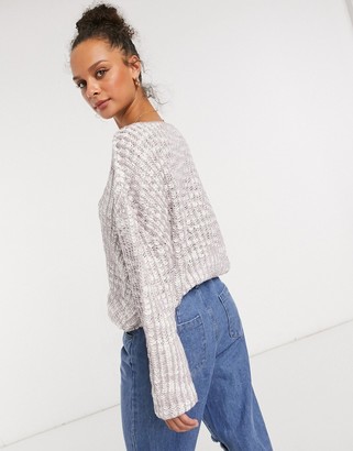 Cotton On Cotton:On ribbed neck jumper in lilac