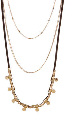 Stephan & Co 3 Row Layering Necklace