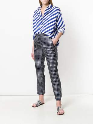 Alberto Biani tie-print trousers