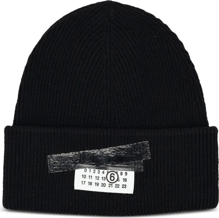 MM6 MAISON MARGIELA Ribbed Tape Cotton Beanie