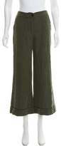 Thumbnail for your product : Raquel Allegra Crop Flare Trouser Olive Crop Flare Trouser