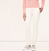 Thumbnail for your product : LOFT Curvy High Waist Skinny Ankle Jeans in Apricot Stripe
