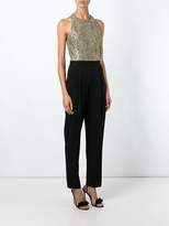 Thumbnail for your product : Alice + Olivia sequined top jumpsuit
