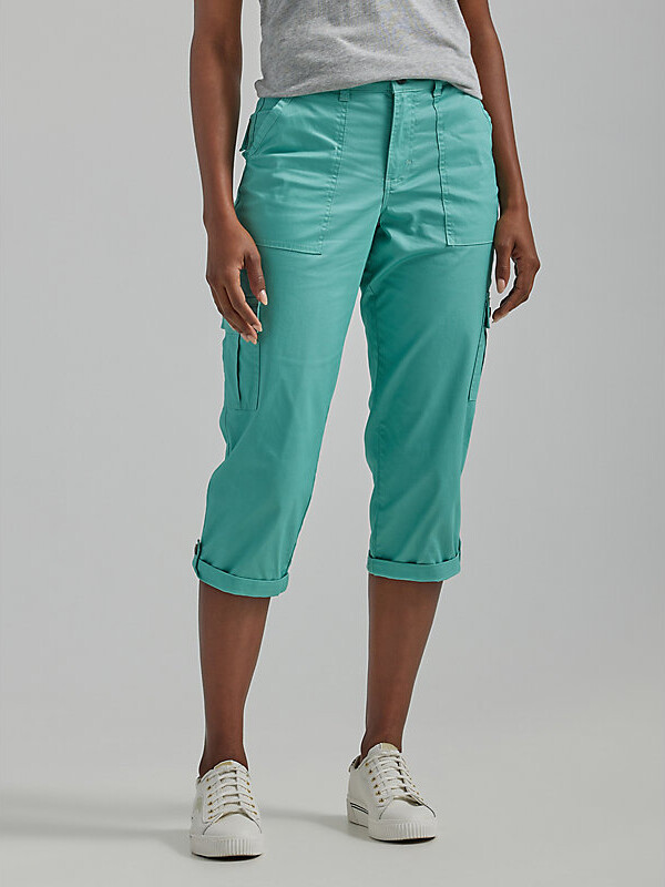 Lee Womens Flex-to-Go Cargo Capri - ShopStyle Cropped Pants