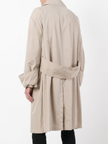 Thumbnail for your product : Burberry exaggerated cuff Tropical gabardine car coat