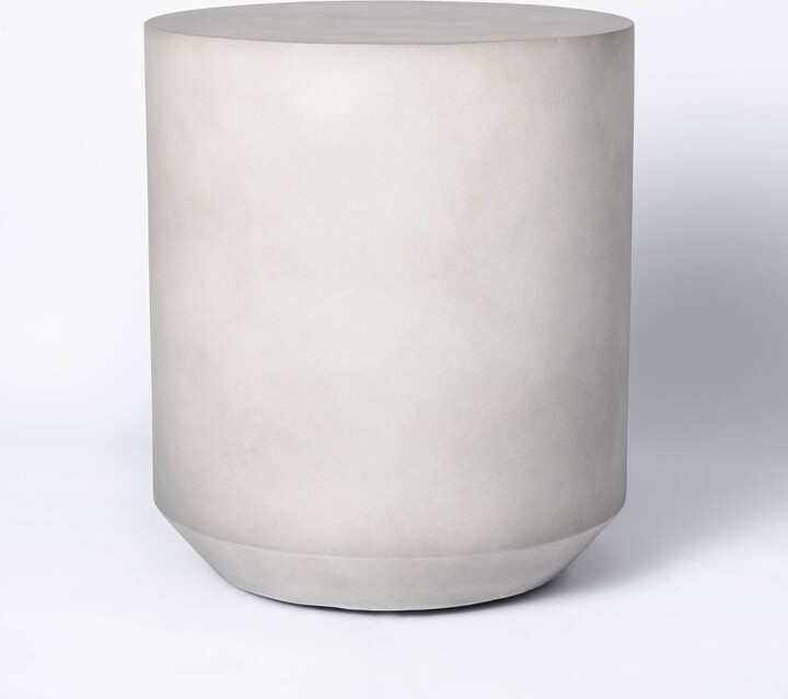 Threshold designed w/Studio McGee Faux Stone Patio Accent Table