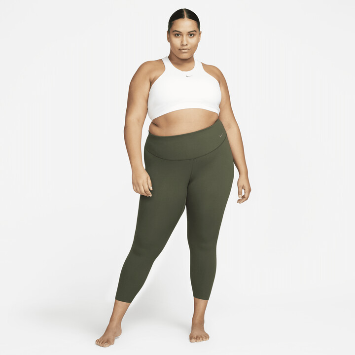 Nike Women's Zenvy Gentle-Support High-Waisted 7/8 Leggings (Plus Size) in  Green - ShopStyle