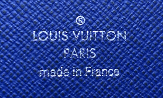 Louis Vuitton Brazza Wallet Monogram Taigarama White