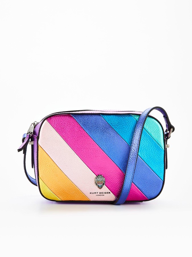 coloured cross body bag