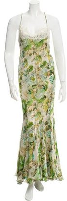 Dolce & Gabbana Silk Floral Print Dress