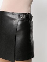 Thumbnail for your product : Ermanno Scervino Coated Belted Skorts