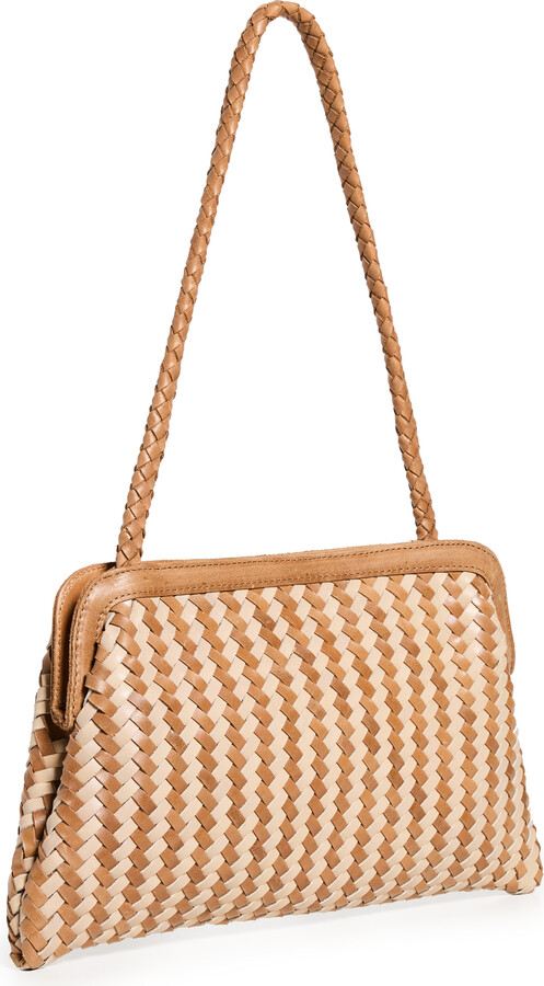Le Sac Handmade Woven Straw Handbag Clutch Hard Case | eBay