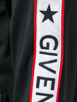 Thumbnail for your product : Givenchy logo panel zipped sweatshirt