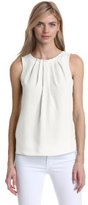 Thumbnail for your product : Chaus Women's Sleeveless Pleat Neck Blouse