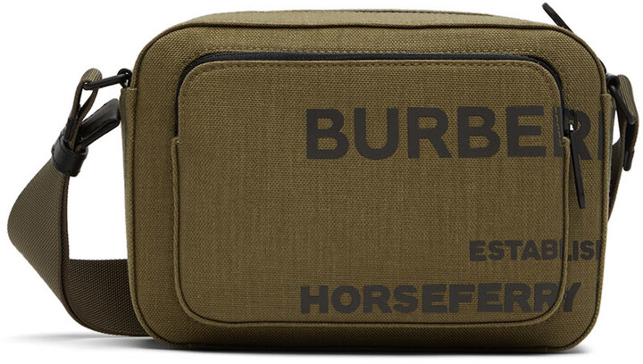 Burberry Khaki Horseferry Messenger Bag - ShopStyle