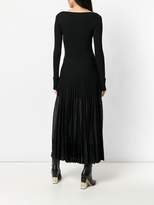 Thumbnail for your product : Alexander McQueen longsleeved pleated dress