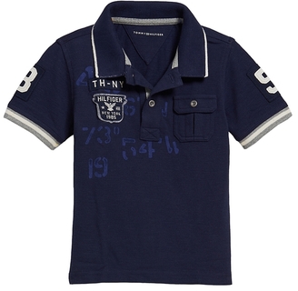 Tommy Hilfiger Chest Pocket Crested Polo